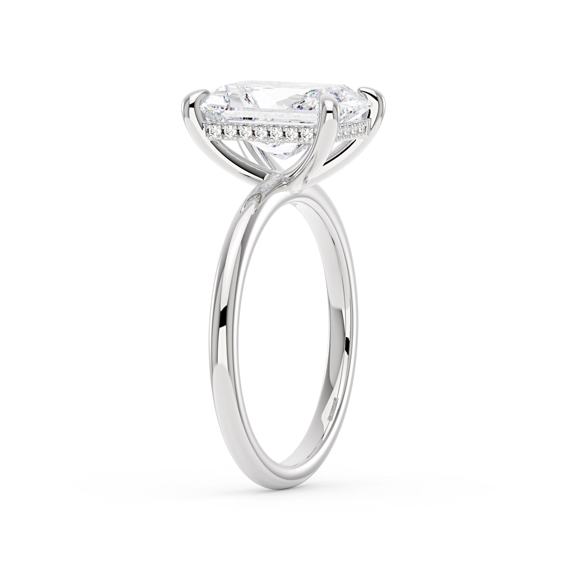 Radiant Solitaire Ring