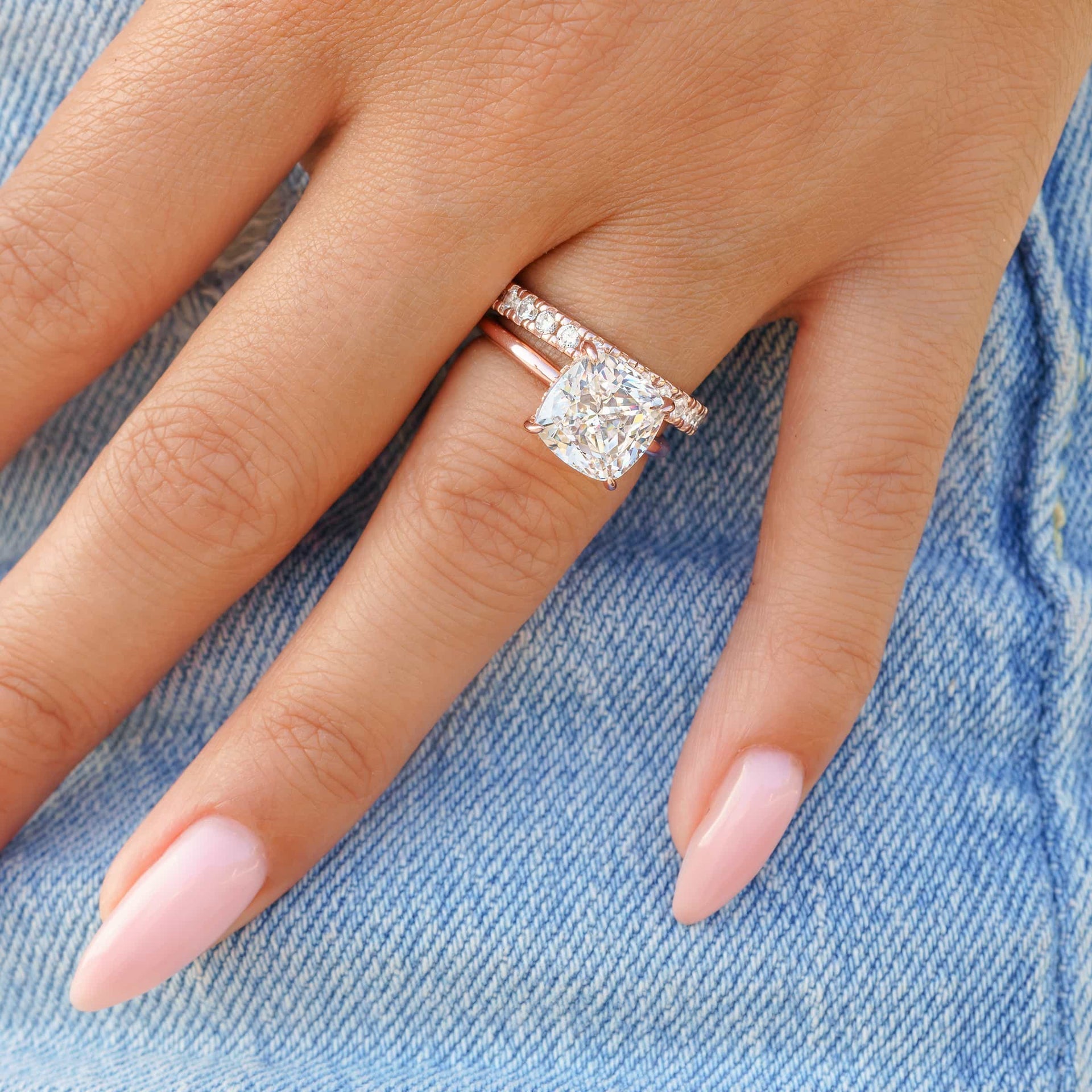 The Jennifer - Moissanite Ring
