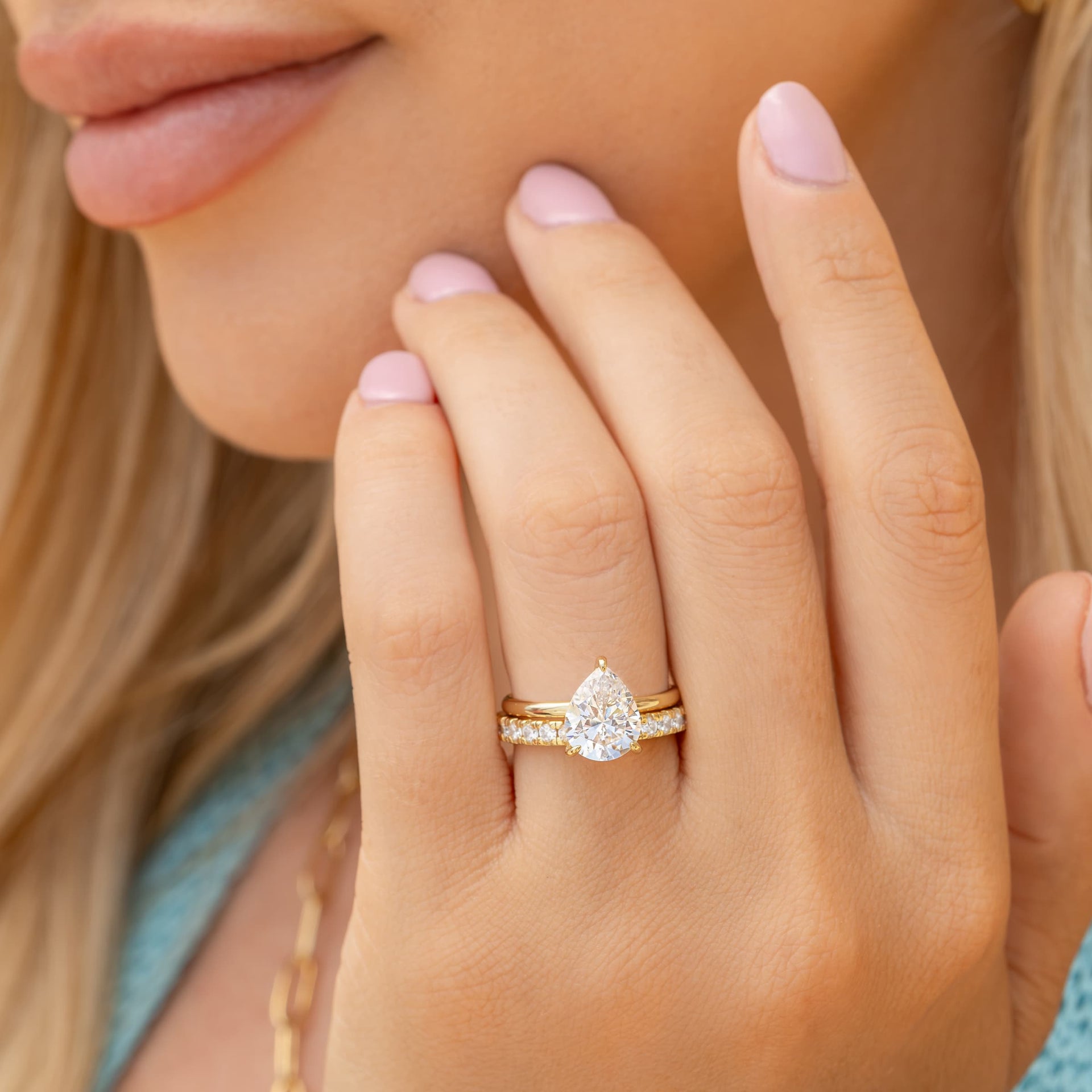 The Jennifer - Moissanite Ring