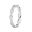 Art Deco Infinity Moissanite Pavé Eternity Band