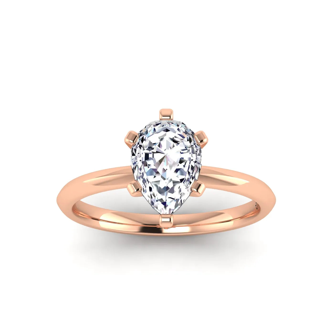 pear-rosegold|Pear|14K Rose Gold|18K Rose Gold