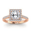 asscher-rosegold|Asscher|14K Rose Gold|18K Rose Gold