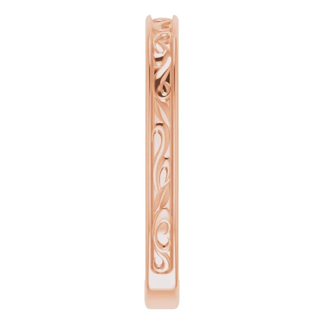 Timeless Romance Vintage Wedding Band