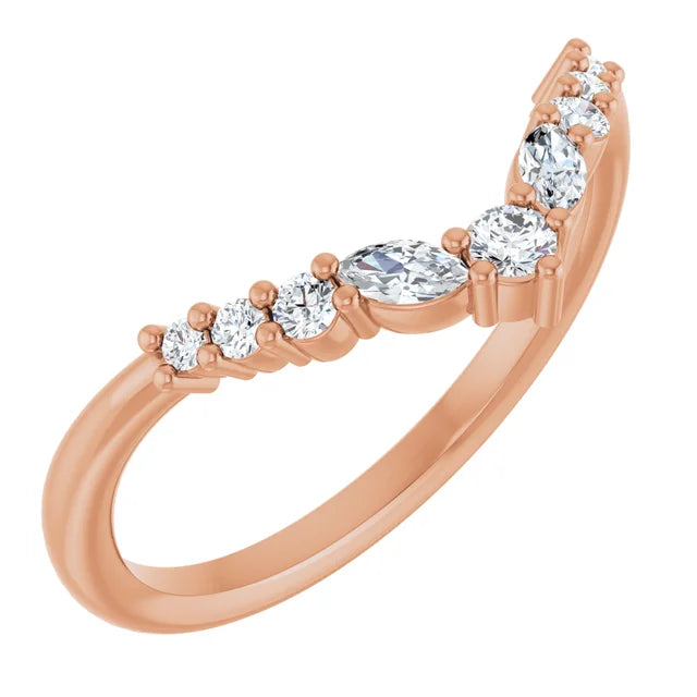 Curved Wedding Band