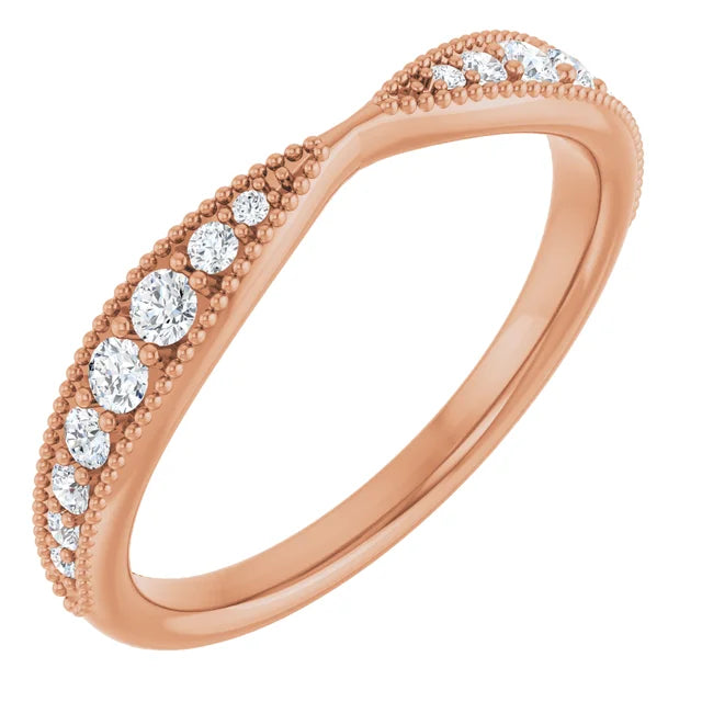 Contoured Match Wedding Band