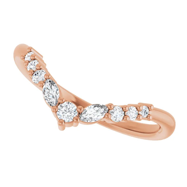 Curved Wedding Band