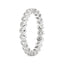 Round Moissanite Bezel Eternity Band