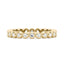 Round Moissanite Bezel Eternity Band