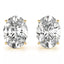 Aero Oval Stud Earrings