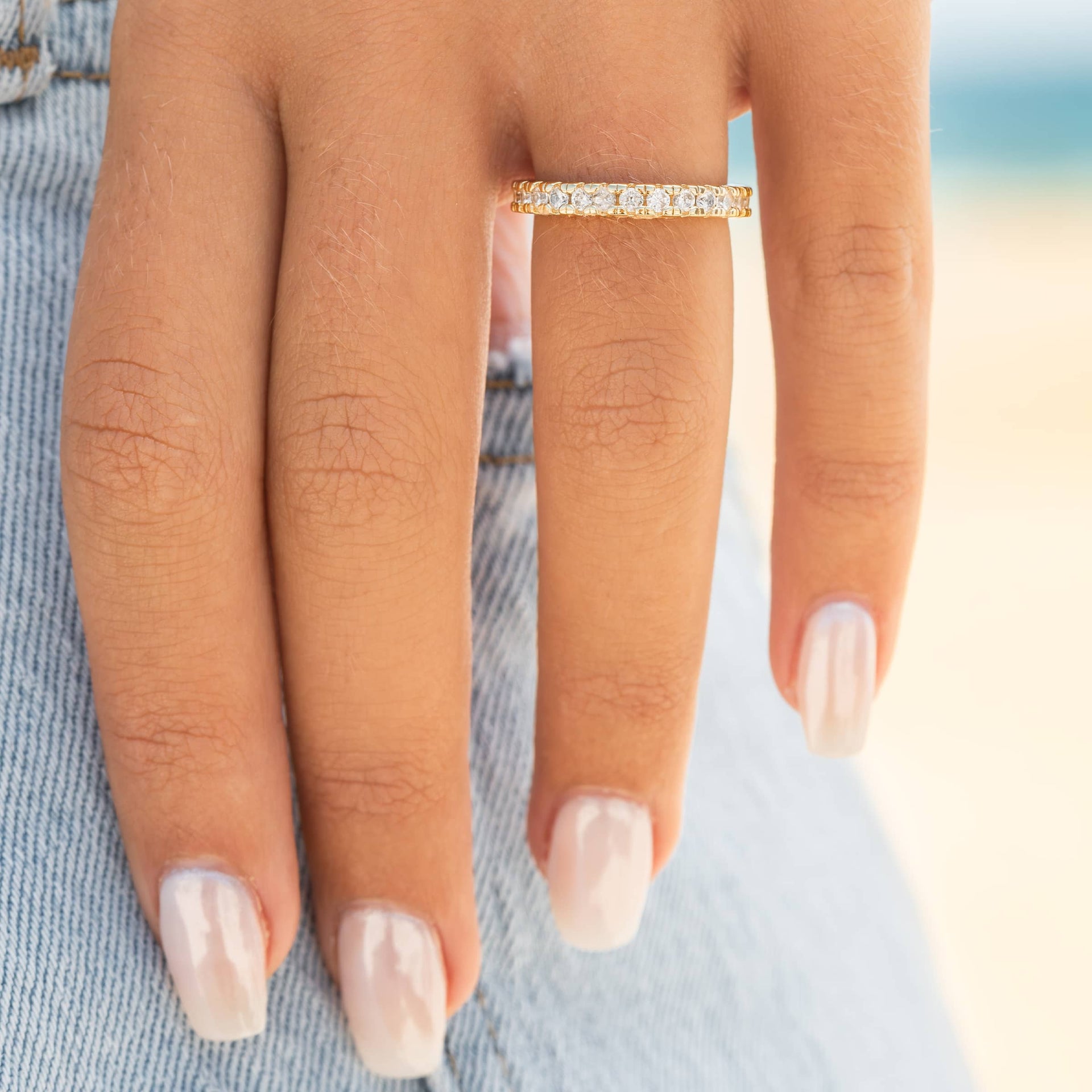 The Jennifer - Moissanite Ring