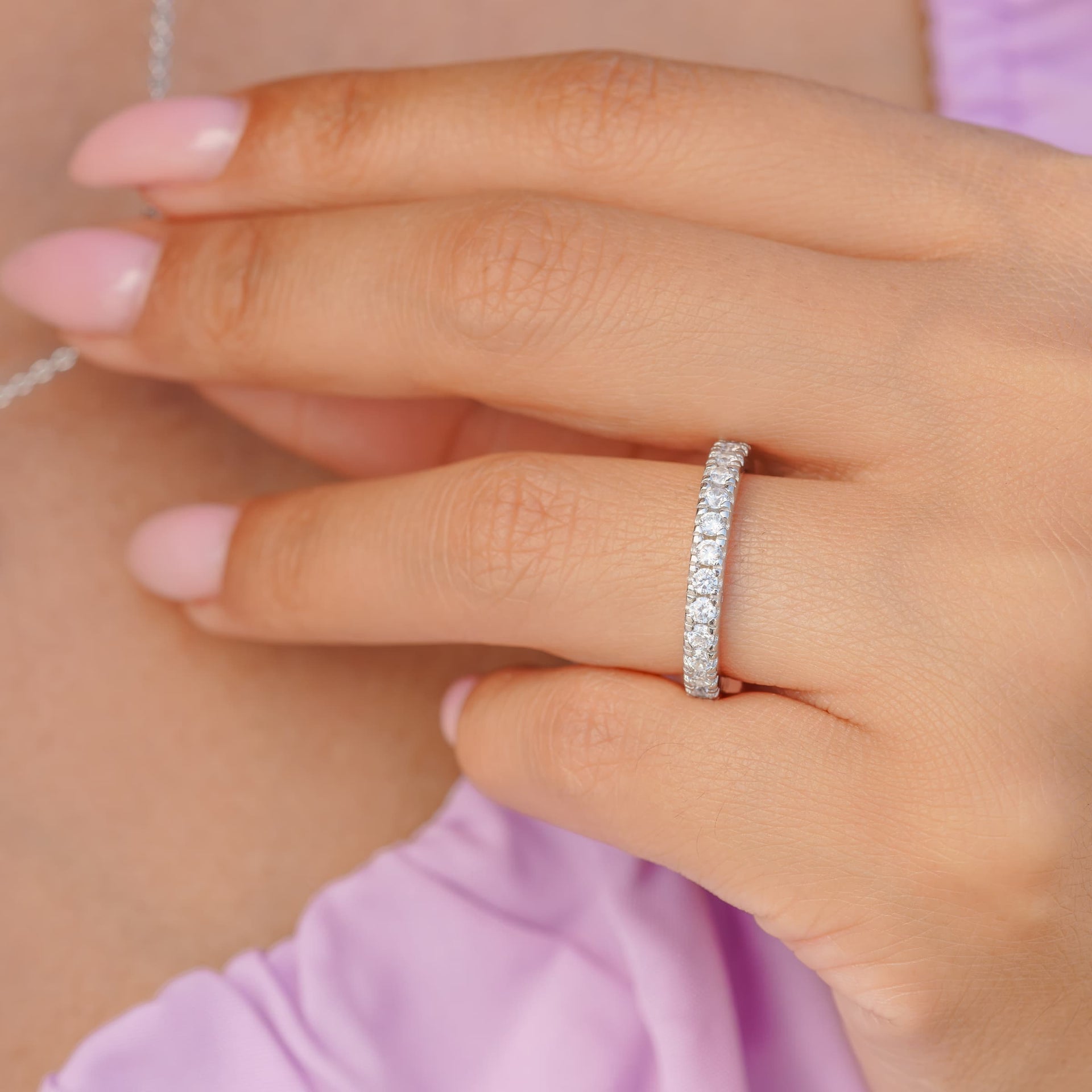 The Jennifer - Moissanite Ring