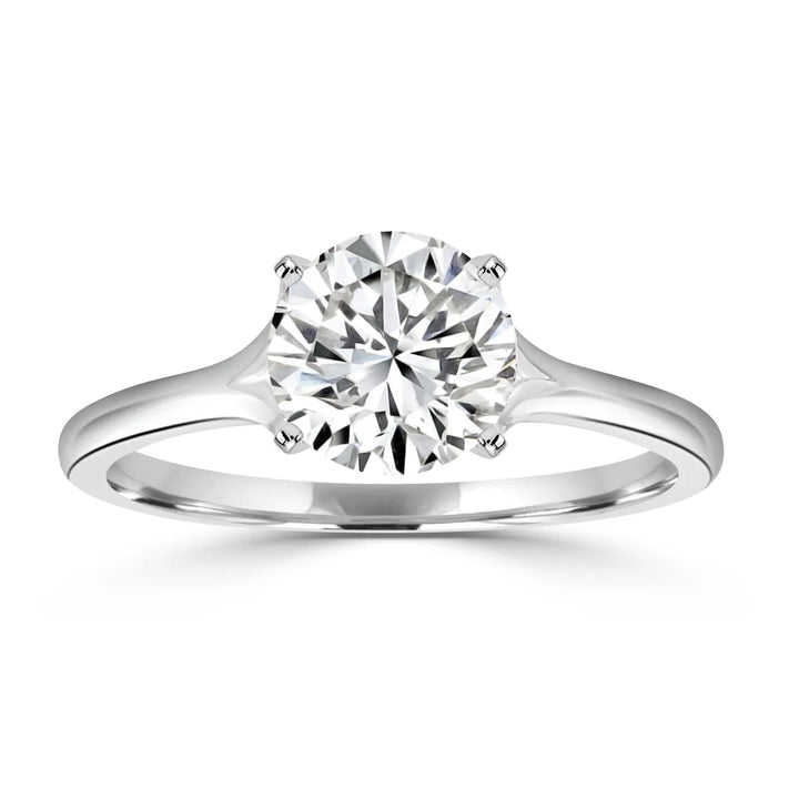 round-whitegold|Round|14K White Gold|18K White Gold|Platinum