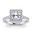 asscher-whitegold|Asscher|14K White Gold|18K White Gold|Platinum