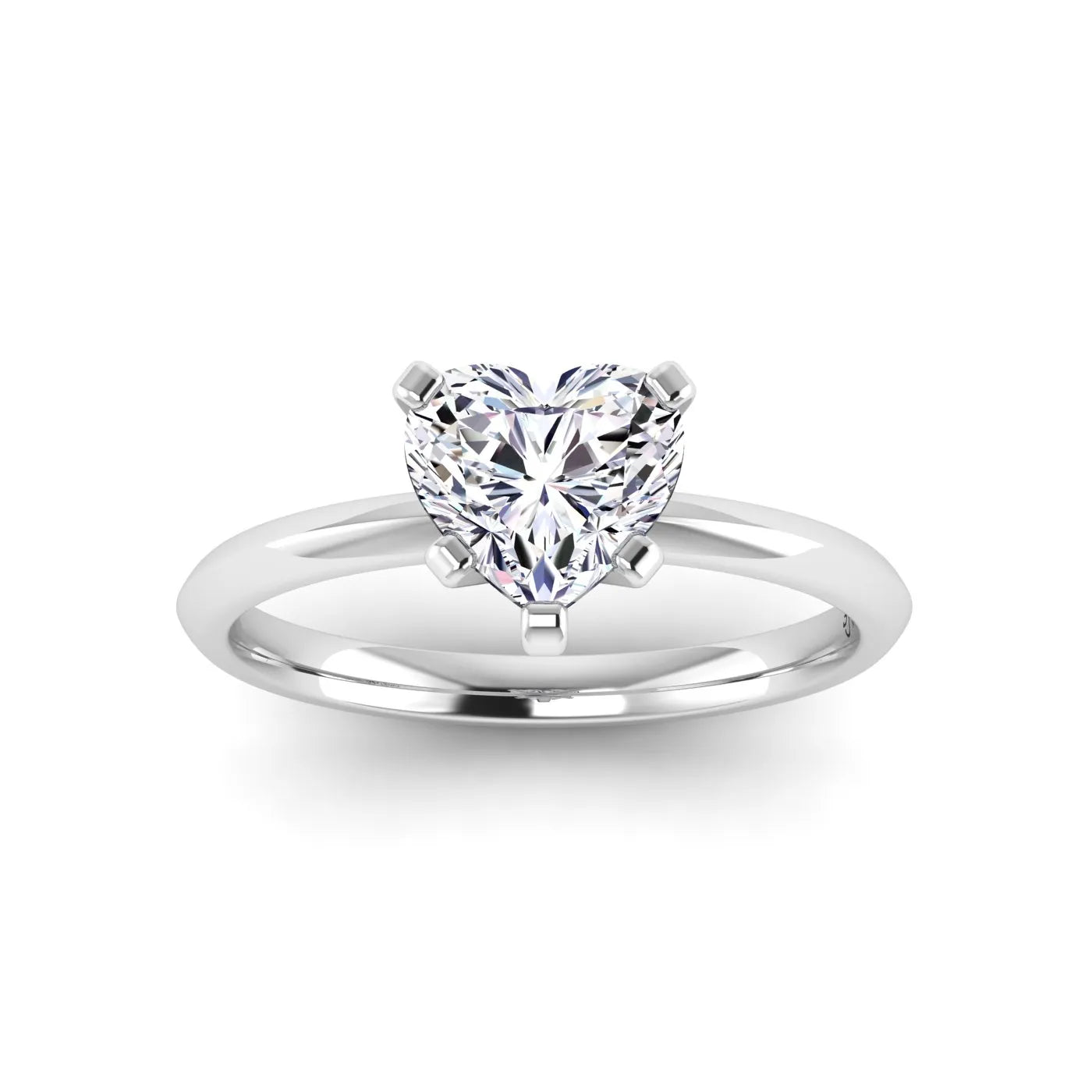 heart-whitegold|Heart|14K White Gold|18K White Gold|Platinum