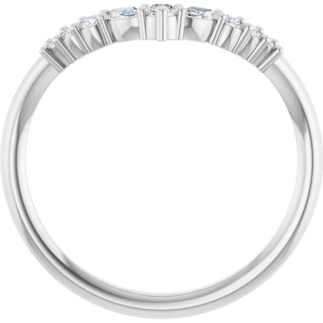 Curved Wedding Band