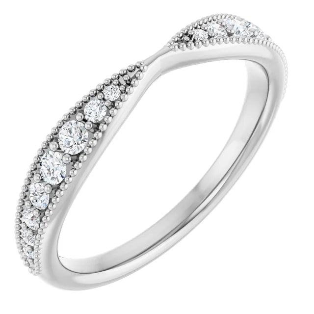 Contoured Match Wedding Band