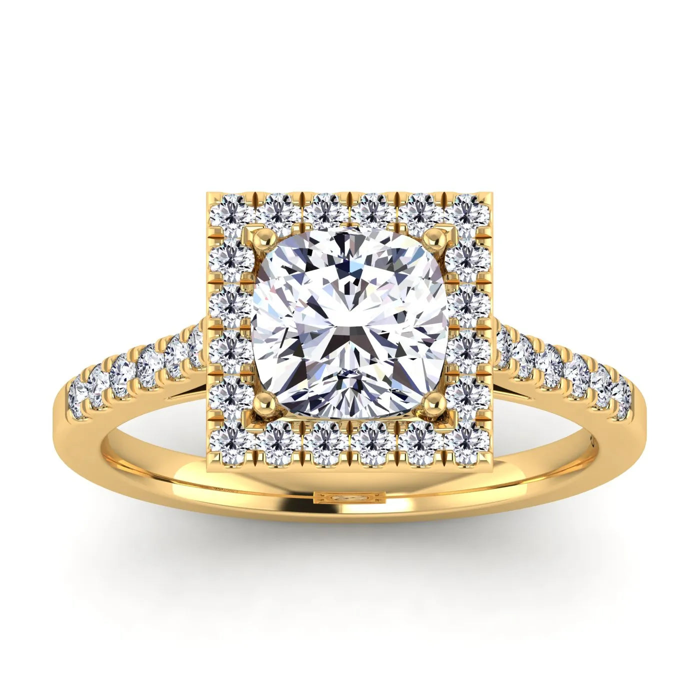 cushion-yellowgold|Cushion|14K Yellow Gold|18K Yellow Gold