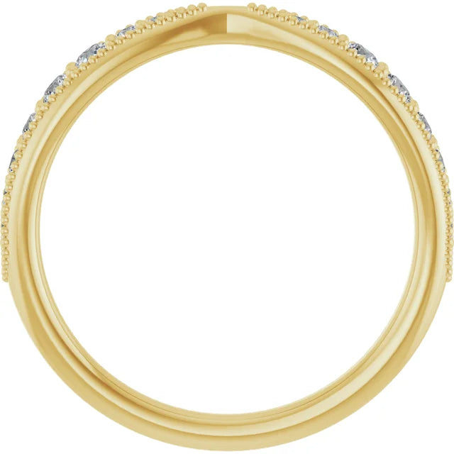 Contoured Match Wedding Band