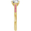 Pink Pave Engagement Ring