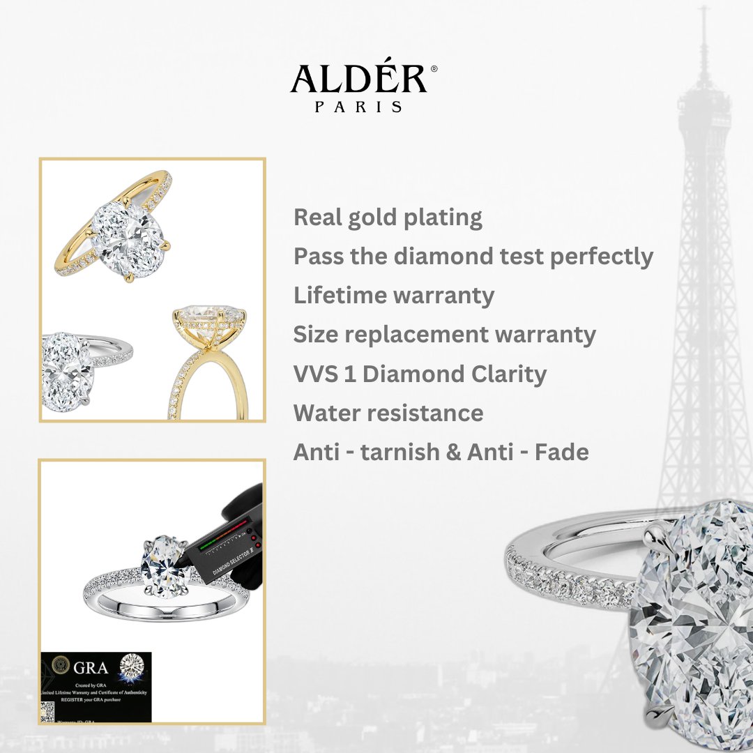 Éclat Étoilé Amour Moissanite Ring