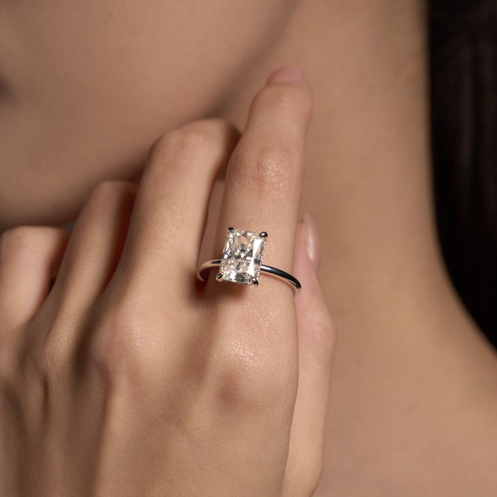 Radiant Solitaire Ring