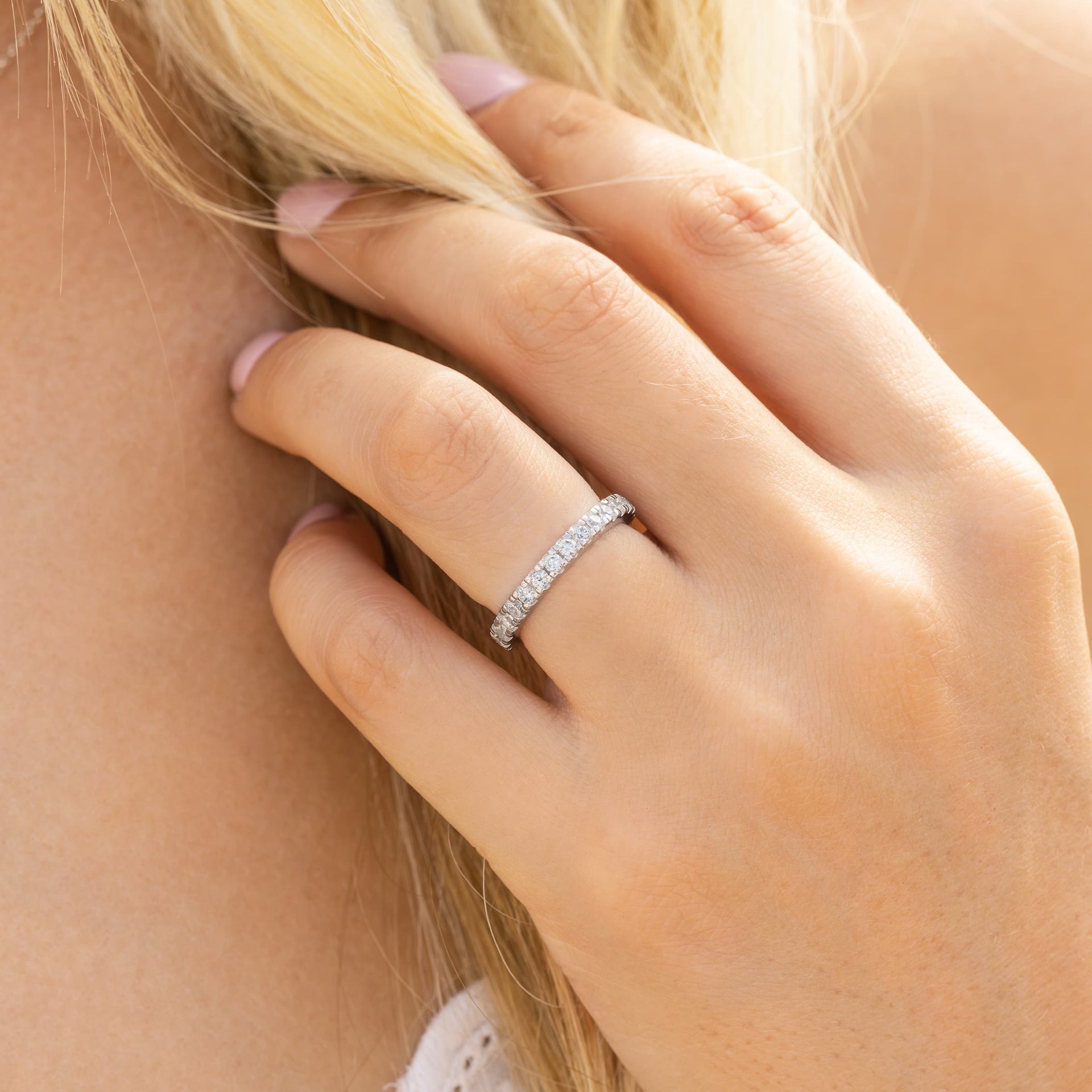 The Jennifer - Moissanite Ring