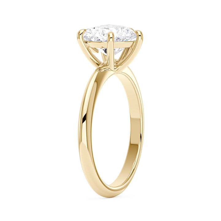 Heart Shaped Moissanite Solitaire Ring