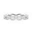 Art Deco Infinity Moissanite Pavé Eternity Band
