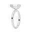 Pear-Shaped Moissanite Solitaire Engagement Ring