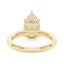 Pear-Shaped Moissanite Solitaire Engagement Ring