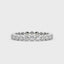 Round Moissanite Bezel Eternity Band
