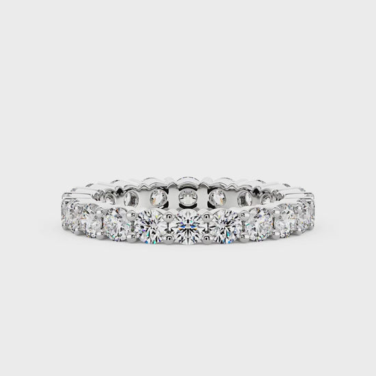 The Nova Round Cut Moissanite Ring