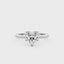 Heart Shaped Moissanite Solitaire Ring