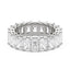 The Elara Radiant Cut Moissanite Band