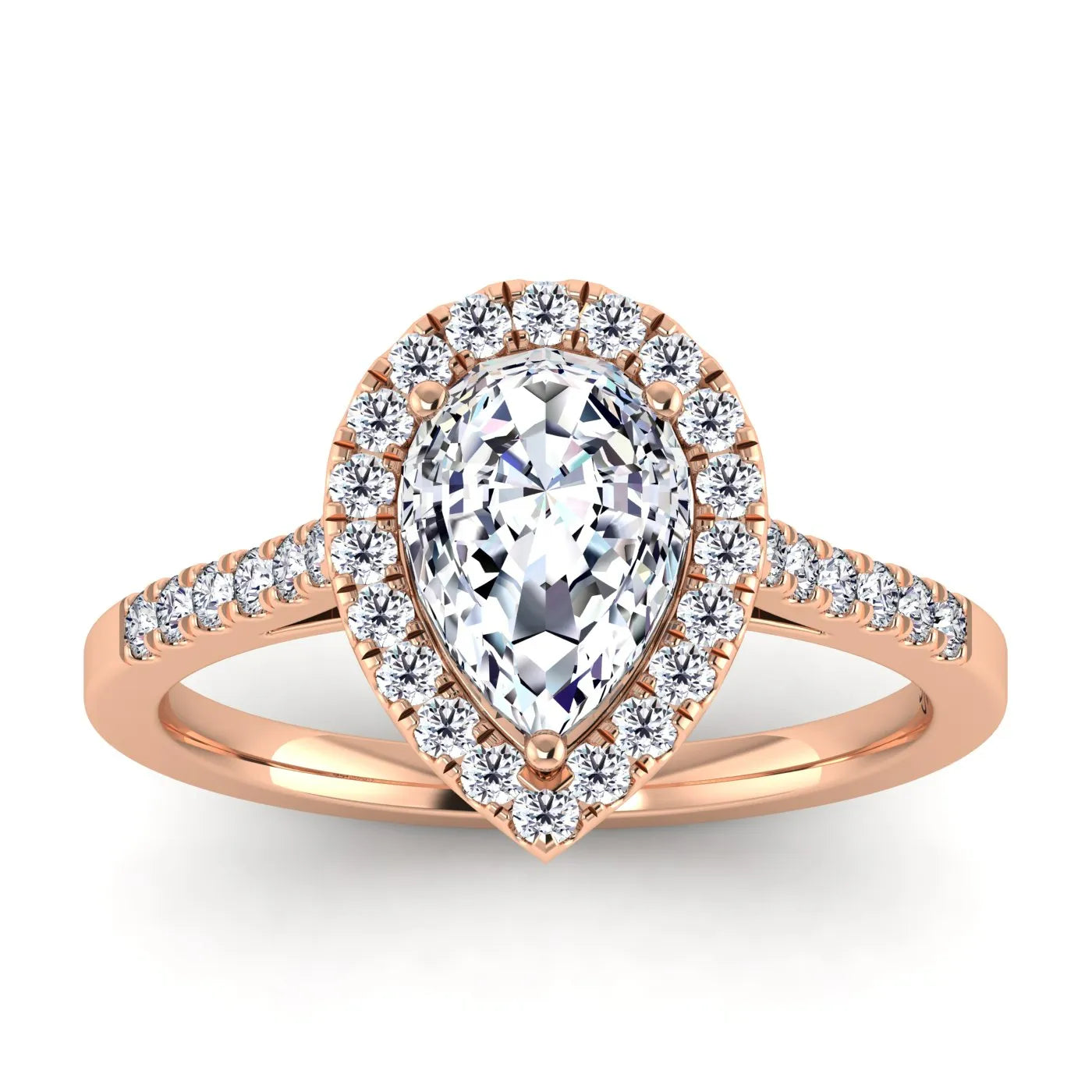 pear-rosegold|Pear|14K Rose Gold|18K Rose Gold