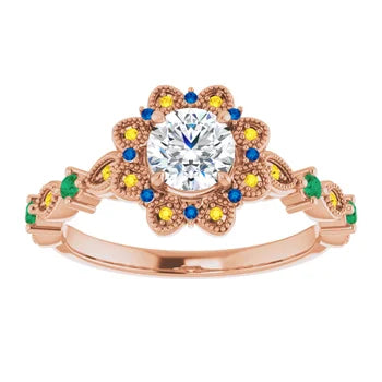 round-rosegold|Round|14K Rose Gold|18K Rose Gold