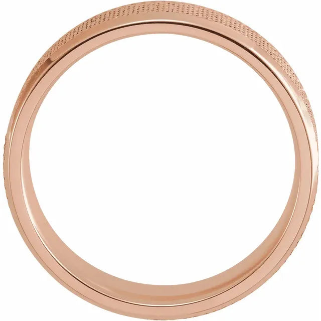 The Noble Carve Wedding Band