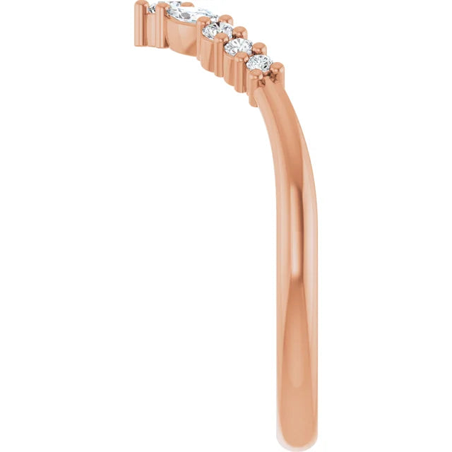 Curved Wedding Band