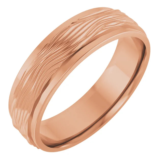 Textured Wedding Band