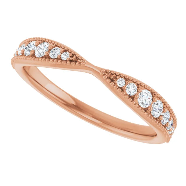 Contoured Match Wedding Band