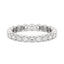 Round Moissanite Bezel Eternity Band