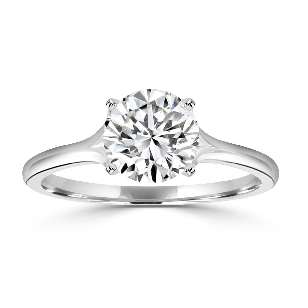 round-whitegold|Round|14K White Gold|18K White Gold|Platinum