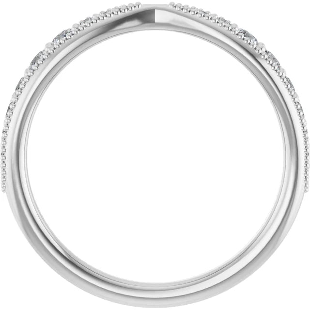 Contoured Match Wedding Band