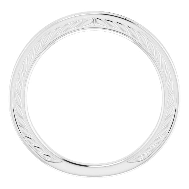 Timeless Romance Vintage Wedding Band
