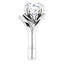 Golden Trio Solitaire Ring