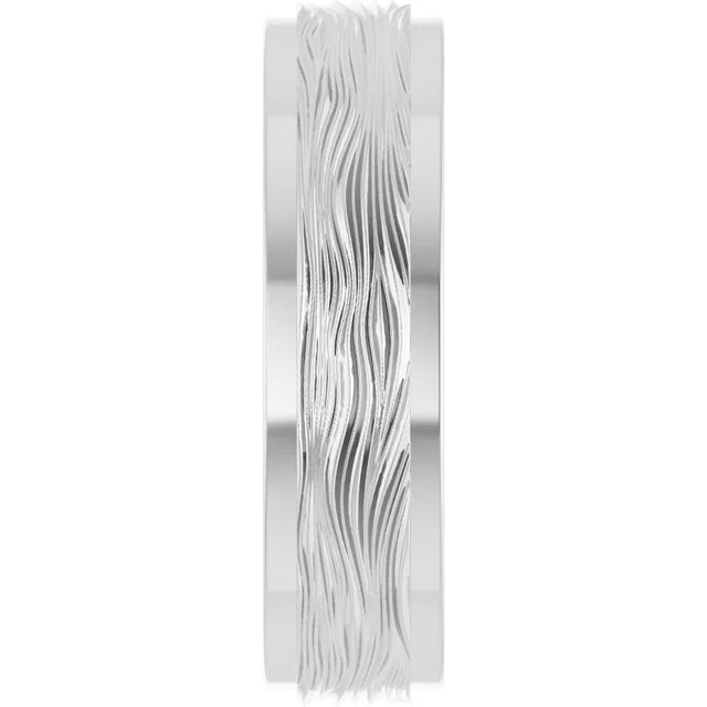 Textured Wedding Band