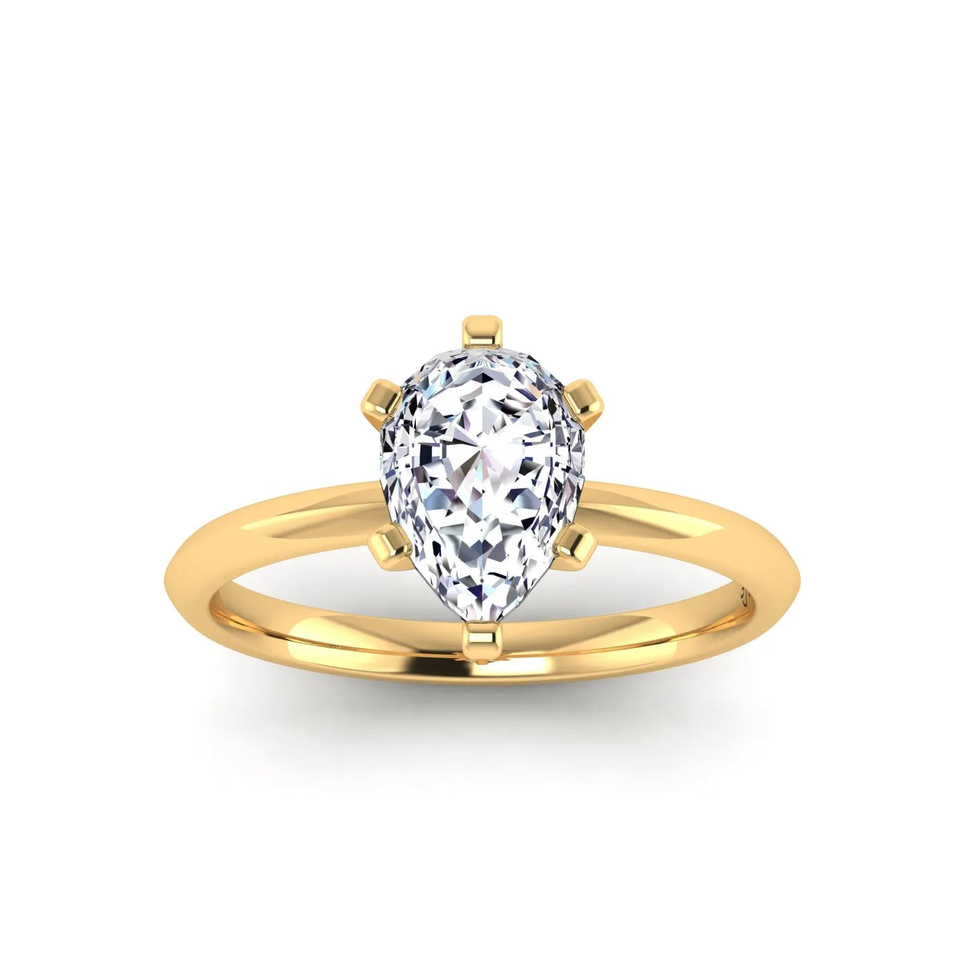 pear-yellowgold|Pear|14K Yellow Gold|18K Yellow Gold