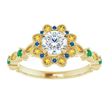 round-yellowgold|Round|14K Yellow Gold|18K Yellow Gold