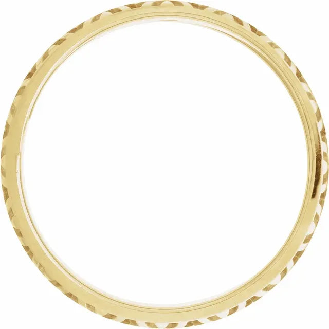 Timeless Imprint Engraved Band