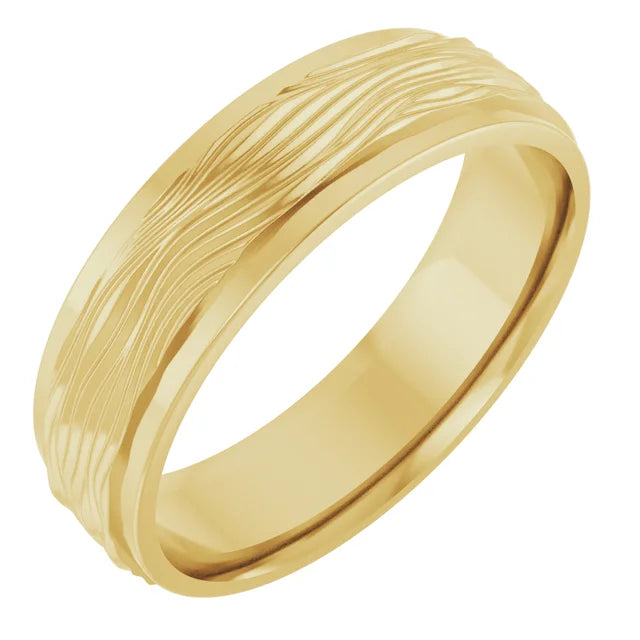 Textured Wedding Band